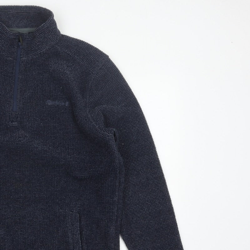 Additional view of Peter Storm Men’s Blue M 1/4 Zip Fleece Sweatshirt Pockets