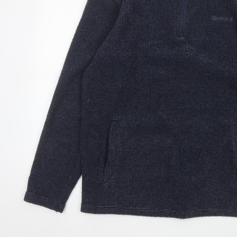 Additional view of Peter Storm Men’s Blue M 1/4 Zip Fleece Sweatshirt Pockets