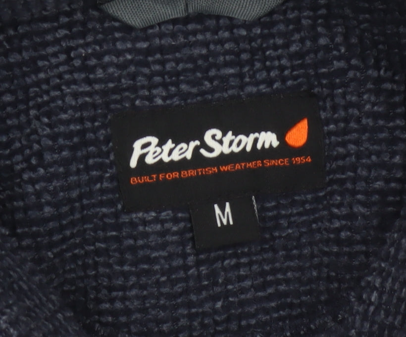 Additional view of Peter Storm Men’s Blue M 1/4 Zip Fleece Sweatshirt Pockets