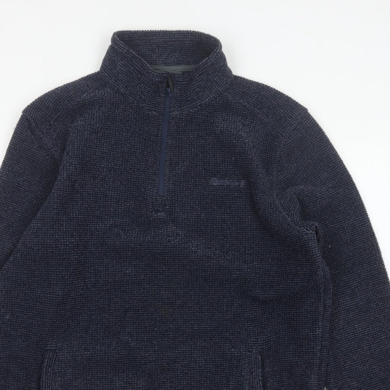 Additional view of Peter Storm Men’s Blue M 1/4 Zip Fleece Sweatshirt Pockets