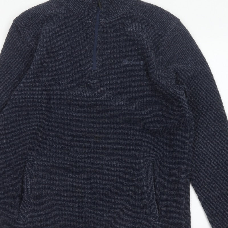 Additional view of Peter Storm Men’s Blue M 1/4 Zip Fleece Sweatshirt Pockets