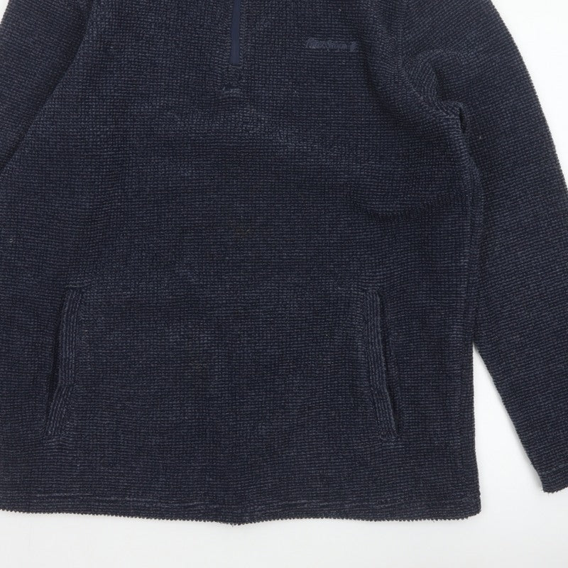 Additional view of Peter Storm Men’s Blue M 1/4 Zip Fleece Sweatshirt Pockets