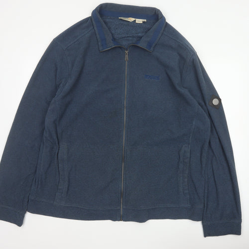 Regatta Men's Blue 3XL Basic Jacket Full Zip Outdoor Fleece