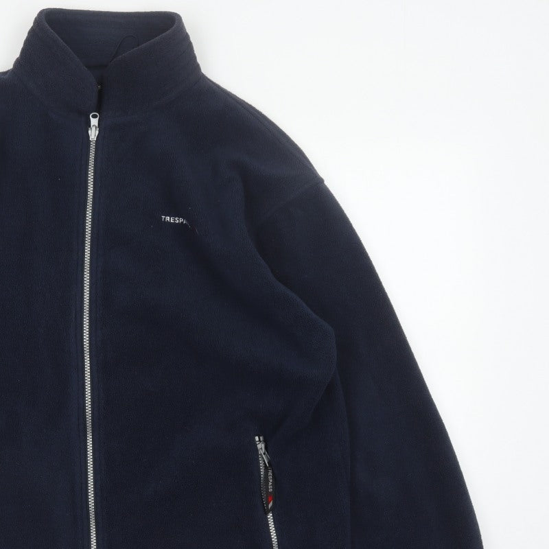 Trespass Men Blue XL Fleece Full Zip Outdoor Jacket