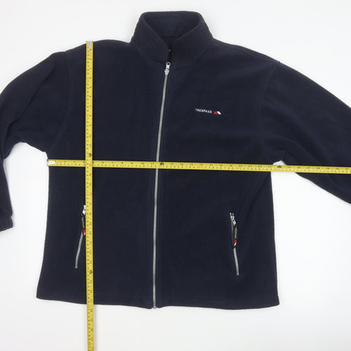 Trespass Men Blue XL Fleece Full Zip Outdoor Jacket