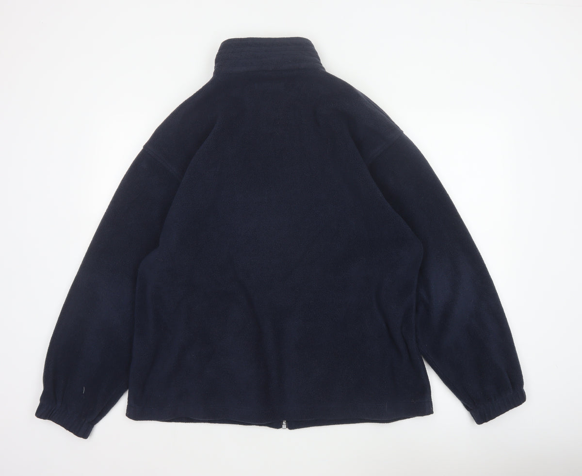 Trespass Men Blue XL Fleece Full Zip Outdoor Jacket