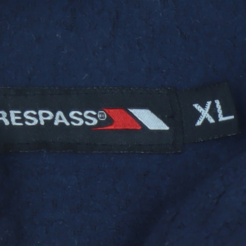 Trespass Men Blue XL Fleece Full Zip Outdoor Jacket
