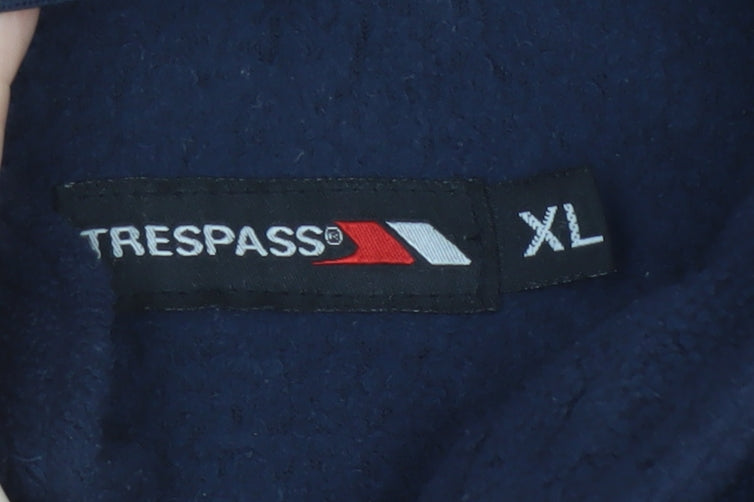 Trespass Men Blue XL Fleece Full Zip Outdoor Jacket