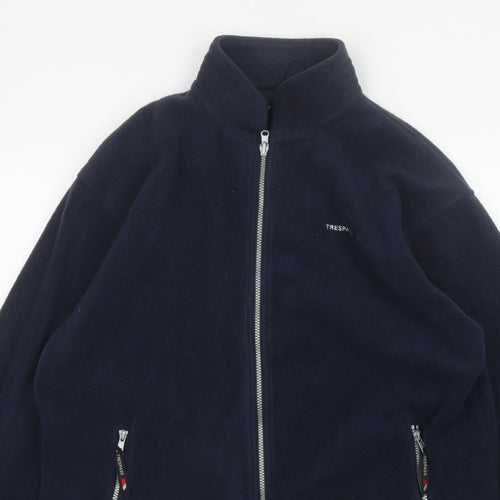 Trespass Men Blue XL Fleece Full Zip Outdoor Jacket