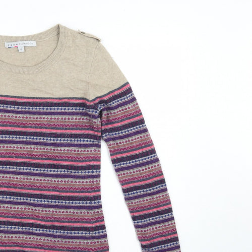 Crew Clothing Co. Women’s Multicoloured Fair Isle Jumper Size 10