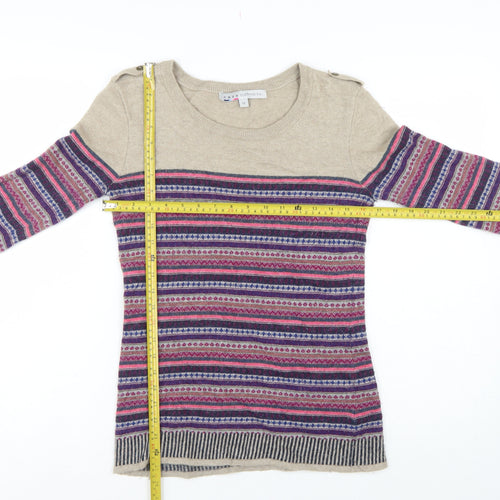 Crew Clothing Co. Women’s Multicoloured Fair Isle Jumper Size 10