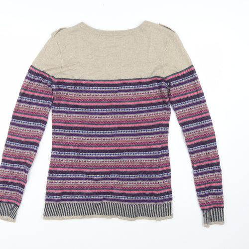 Crew Clothing Co. Women’s Multicoloured Fair Isle Jumper Size 10