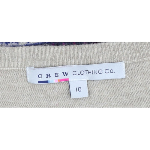 Crew Clothing Co. Women’s Multicoloured Fair Isle Jumper Size 10