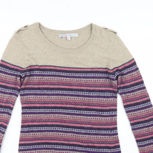 Crew Clothing Co. Women’s Multicoloured Fair Isle Jumper Size 10