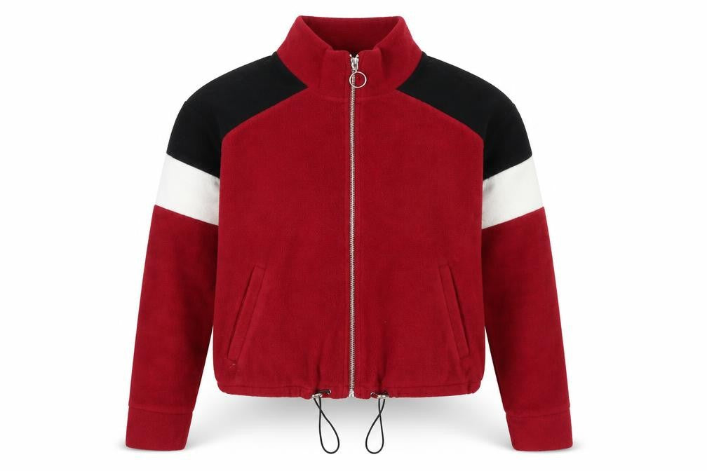 New Look Women’s Multicoloured UK 12 Cropped Fleece Zip Jacket