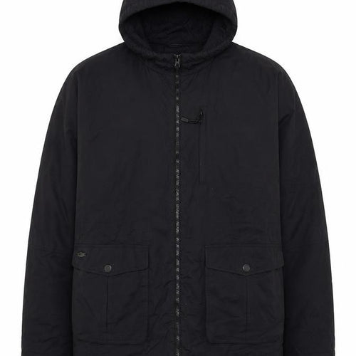 Next Men’s Black 2XL Anorak Hooded Fleece Lined Jacket
