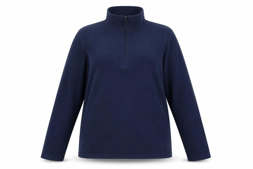 Peter Storm Women's Navy Size 16 Fleece 1/4 Zip High Neck Sweatshirt