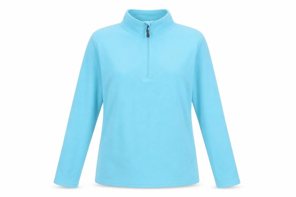 Peter Storm Women Blue Size 16 1/4 Zip Fleece Pullover Sweatshirt