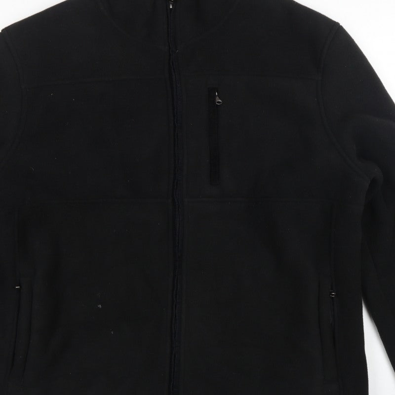 Maine New England Men's Black XL Fleece Full Zip Basic Jacket