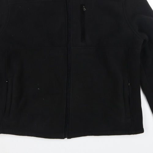 Maine New England Men's Black XL Fleece Full Zip Basic Jacket