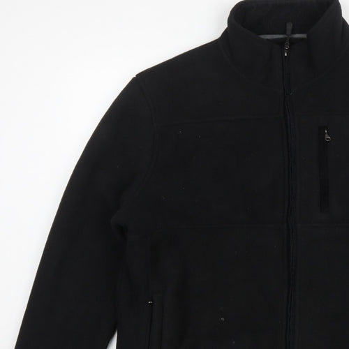 Maine New England Men's Black XL Fleece Full Zip Basic Jacket