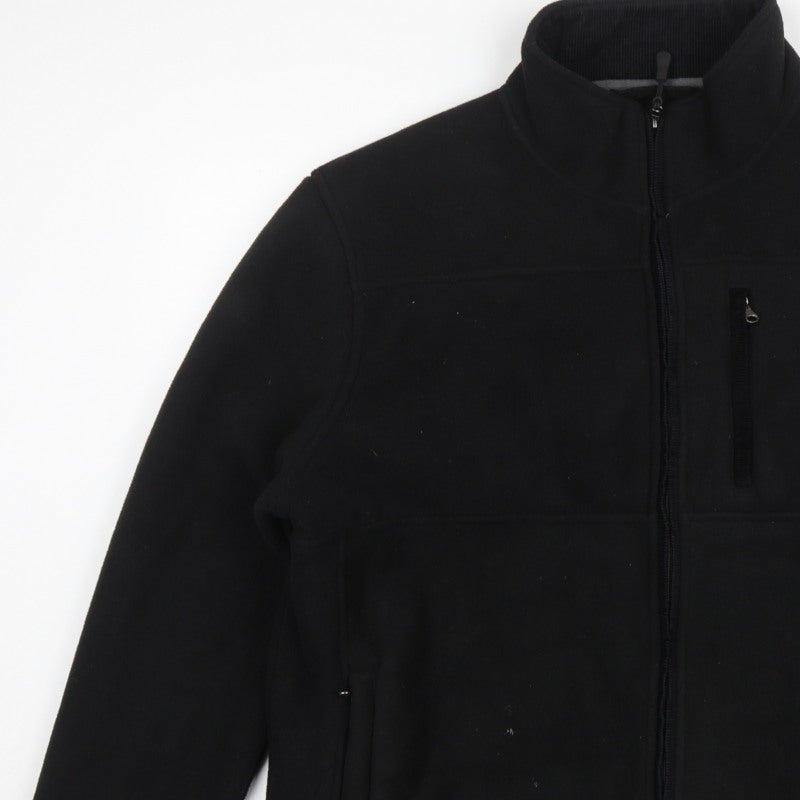 Maine New England Men's Black XL Fleece Full Zip Basic Jacket