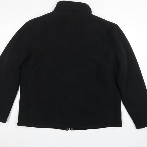 Maine New England Men's Black XL Fleece Full Zip Basic Jacket