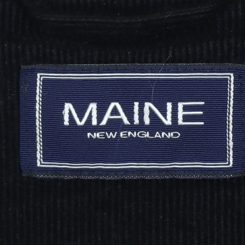 Maine New England Men's Black XL Fleece Full Zip Basic Jacket