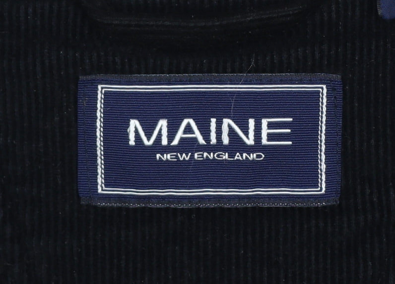 Maine New England Men's Black XL Fleece Full Zip Basic Jacket
