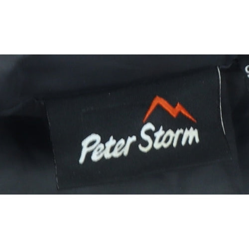 Peter Storm Boys Black 9-10 Years Hooded Quilted Puffer Jacket