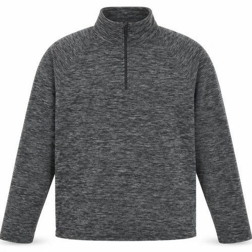 Mountain Warehouse Mens Grey M 1/4 Zip High Neck Fleece Sweatshirt