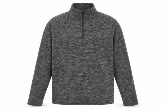 Mountain Warehouse Mens Grey M 1/4 Zip High Neck Fleece Sweatshirt