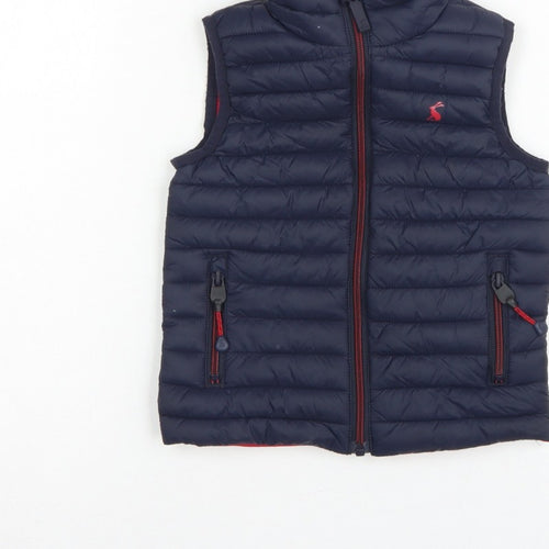 Joules Boys Blue 3 Years Quilted Padded Packable Gilet Bodywarmer
