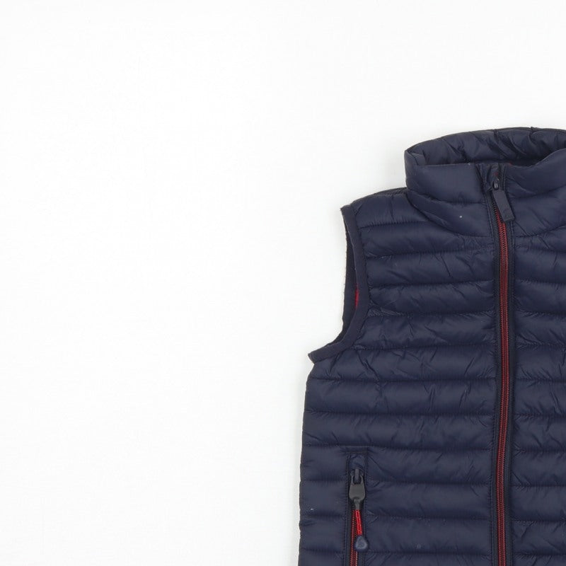 Joules Boys Blue 3 Years Quilted Padded Packable Gilet Bodywarmer