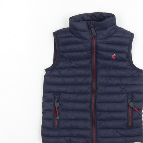 Joules Boys Blue 3 Years Quilted Padded Packable Gilet Bodywarmer
