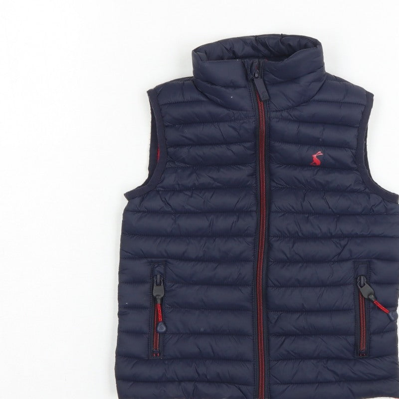 Joules Boys Blue 3 Years Quilted Padded Packable Gilet Bodywarmer