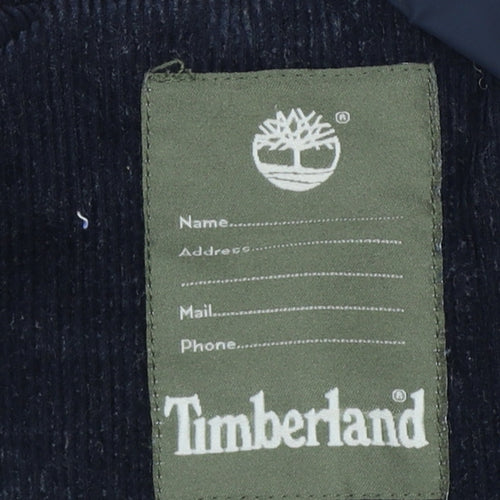 Timberland Boys Blue 6-9 Months Hooded Quilted Puffer Jacket