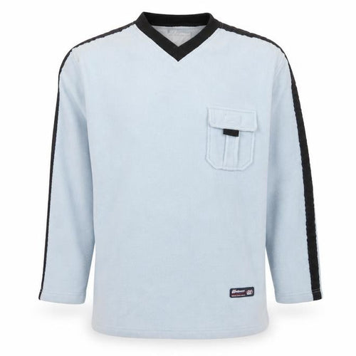 Watsons Mens Blue M V-Neck Pullover Fleece Sweatshirt Pocket