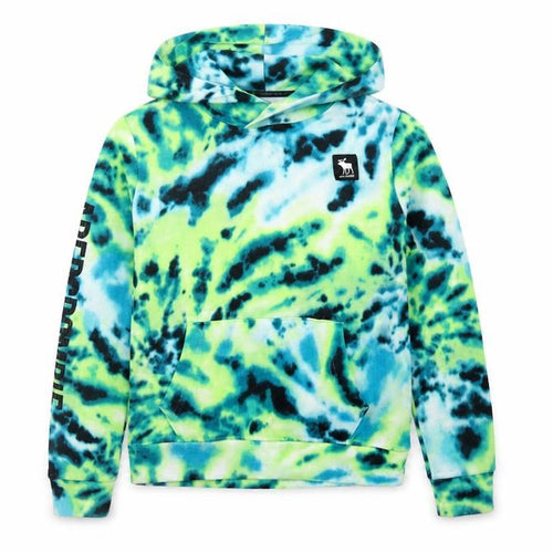 Abercrombie Kids Boys Multicoloured 9-10 Years Fleece Pullover Hoodie