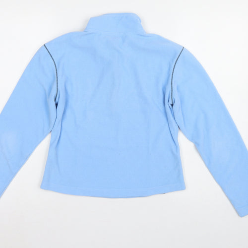 Lowe Alpine Women Blue Small 1/2 Zip Fleece Sweatshirt