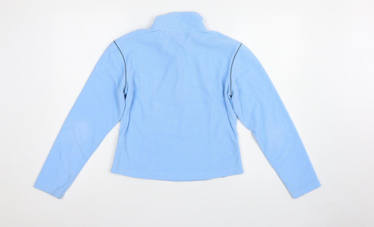 Lowe Alpine Women Blue Small 1/2 Zip Fleece Sweatshirt