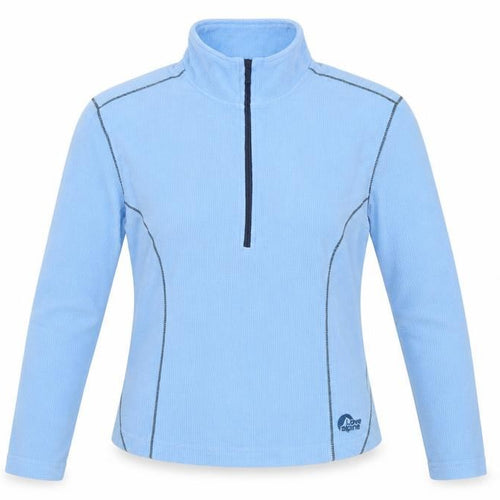 Lowe Alpine Women Blue Small 1/2 Zip Fleece Sweatshirt