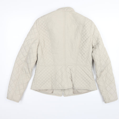 Per Una Women’s Beige UK 12 Shower Resistant Quilted Jacket