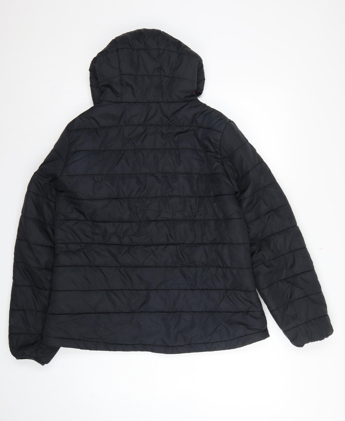 Peter Storm Women’s Black Pink Hooded Puffer Jacket Size 14