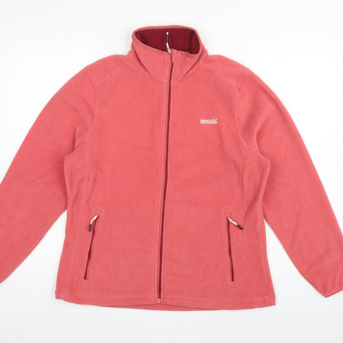 Regatta Women's Pink UK 18 Basic Full Zip Fleece Jacket