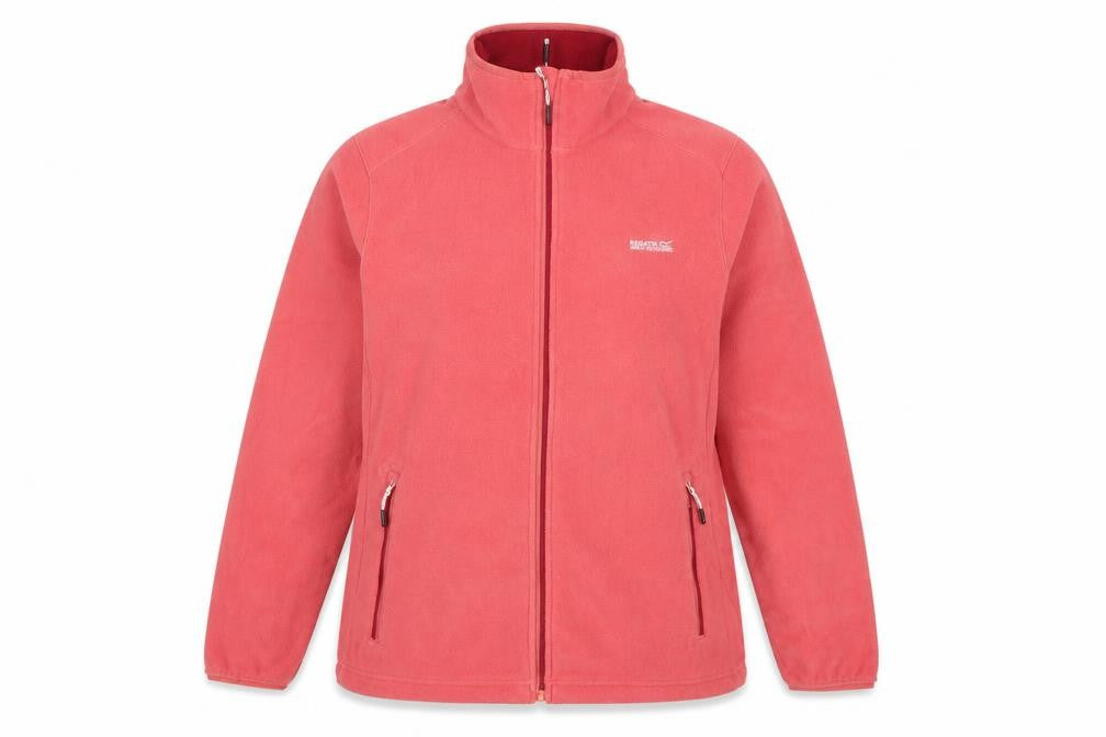 Regatta Women's Pink UK 18 Basic Full Zip Fleece Jacket