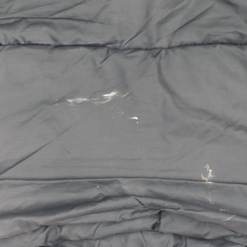 Nike Men Black L Puffer Jacket Hooded Quilted Full Zip