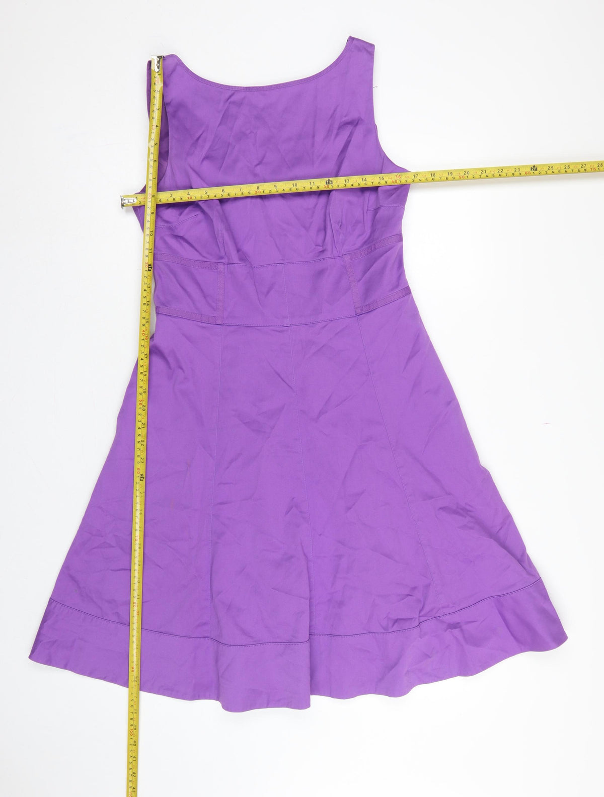 Coast Women Purple UK 12 Fit & Flare Knee Length Sleeveless Dress