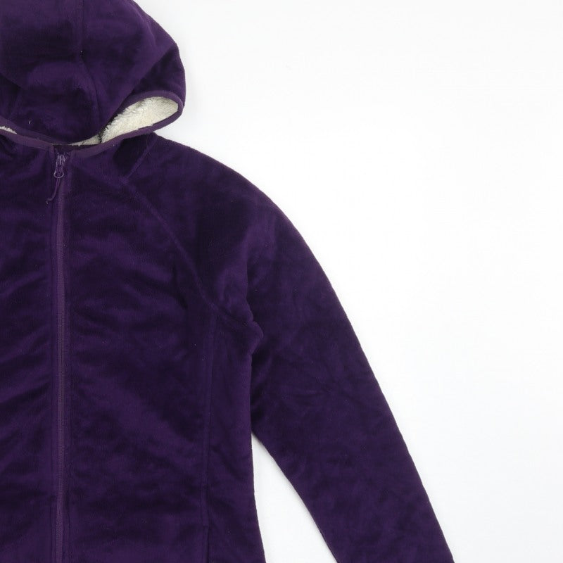 Peter Storm Women’s Purple Size 12 Hooded Full Zip Fleece Jacket