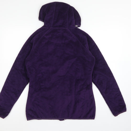 Peter Storm Women’s Purple Size 12 Hooded Full Zip Fleece Jacket